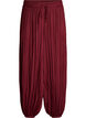 Ballonbroek met structuur en elastische taille, Rood, Packshot image number 0
