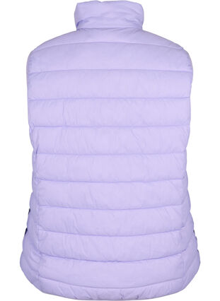 Gilet court avec fermeture éclair et poches, Lavender, Packshot image number 1