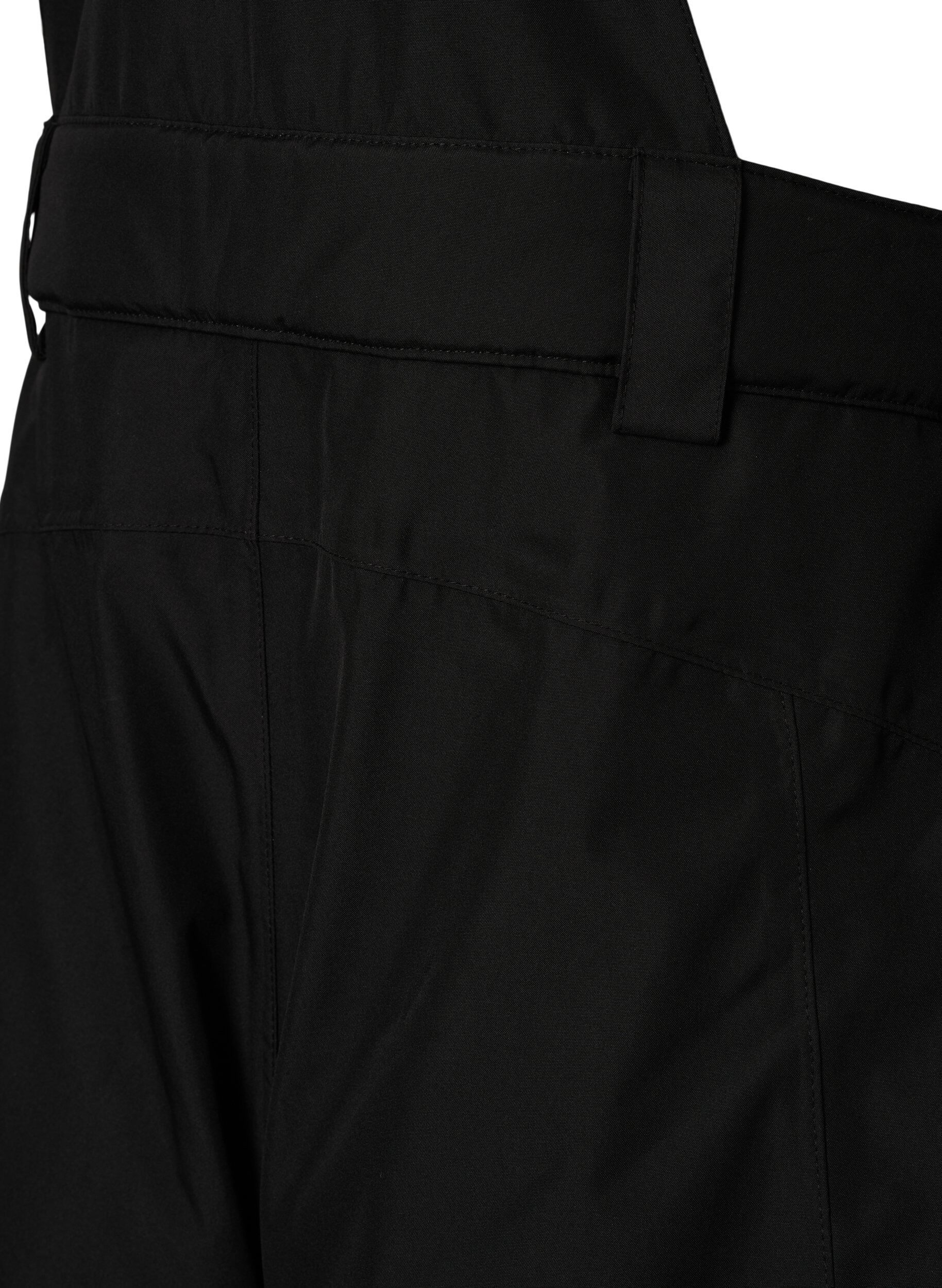 Zizzi Pantalon de ski avec bretelles, Black, Packshot image number 3
