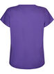 T-shirt de sport couleur unie, Violet, Packshot image number 1