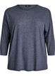 Blouse en jersey avec manches 3/4, Gris anthracite, Packshot image number 0