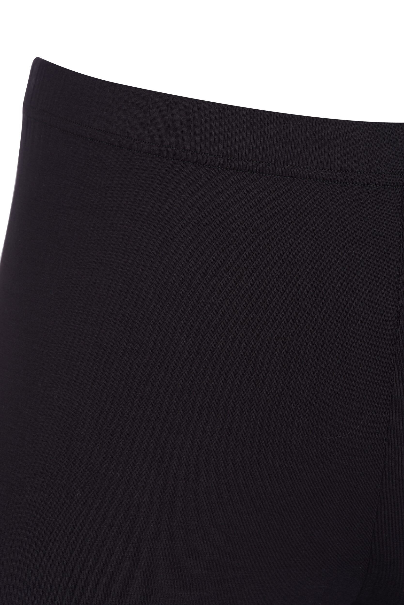 ZizziLeggings basiques longueur 3/4 en viscose, Noir, Packshot image number 2