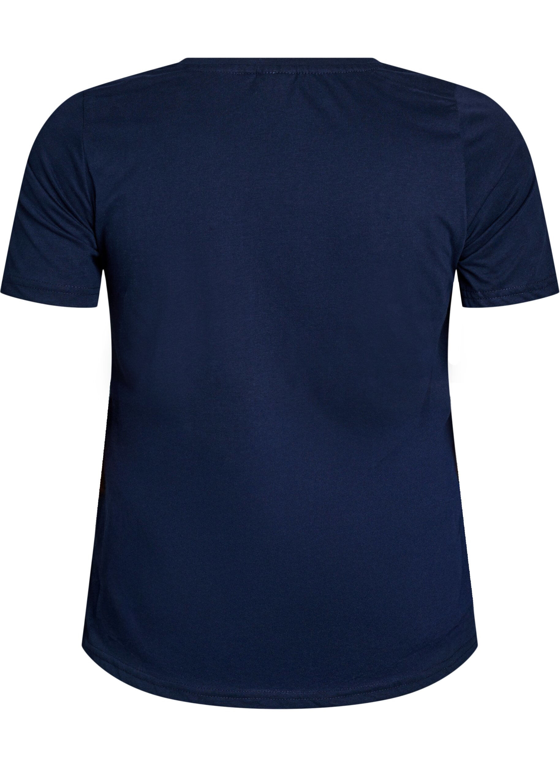 ZizziFLASH - T-shirt met motief, Blauw, Packshot image number 1