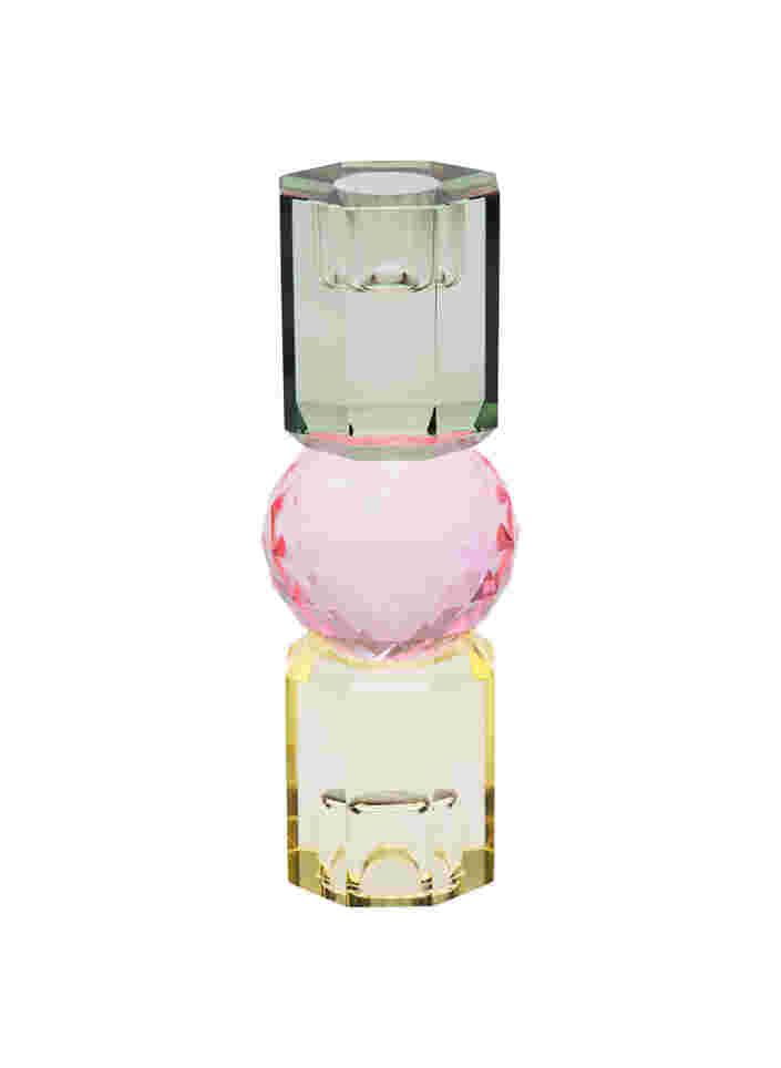Bougeoir en verre de cristal, Butter/Olive Comb, Packshot image number 1