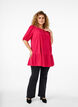 Tuniek van viscose met strikjes, Bright Rose, Model image number 2