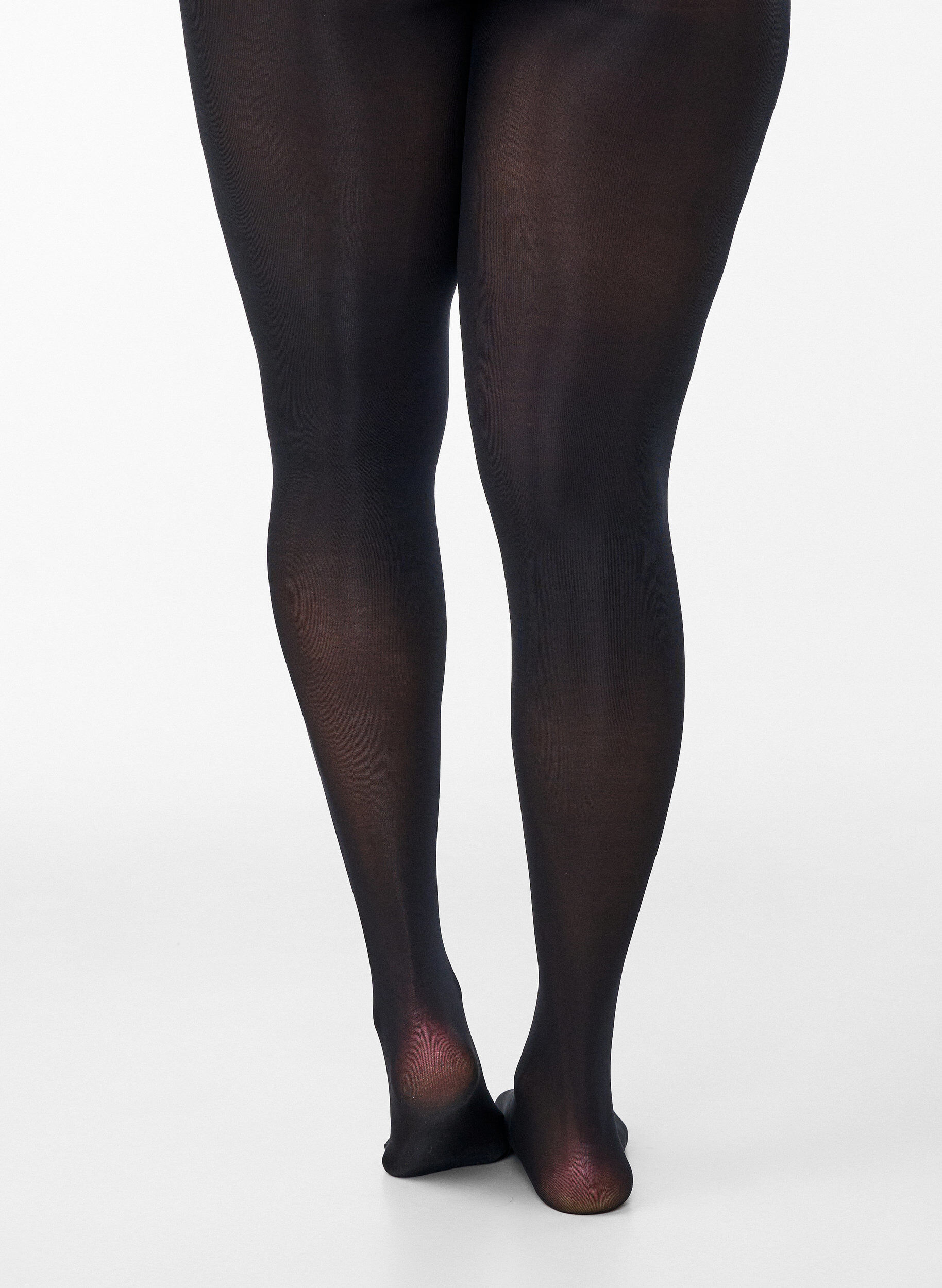 Zizzi Lot de 2 collants en 60 deniers, Noir, Packshot image number 1