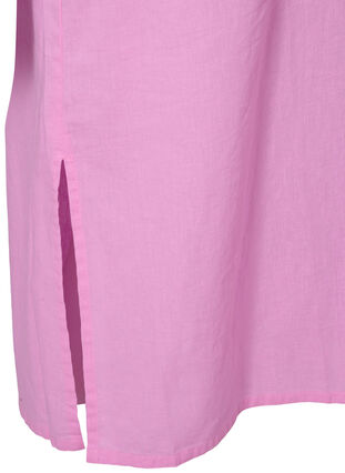 Robe chemise longue à manches courtes, Begonia Pink, Packshot image number 3