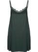 Chemise de nuit avec bord dentelle en viscose, Vert fonc&eacute;, Packshot image number 1