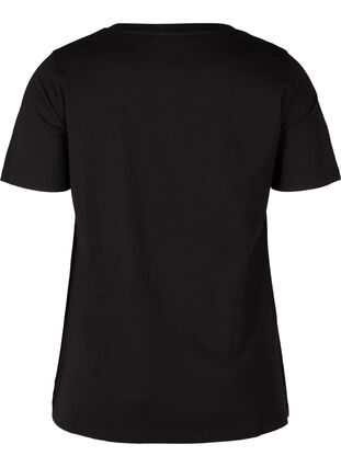 T-shirt de Noël en coton, Black Ho Ho Ho, Packshot image number 1