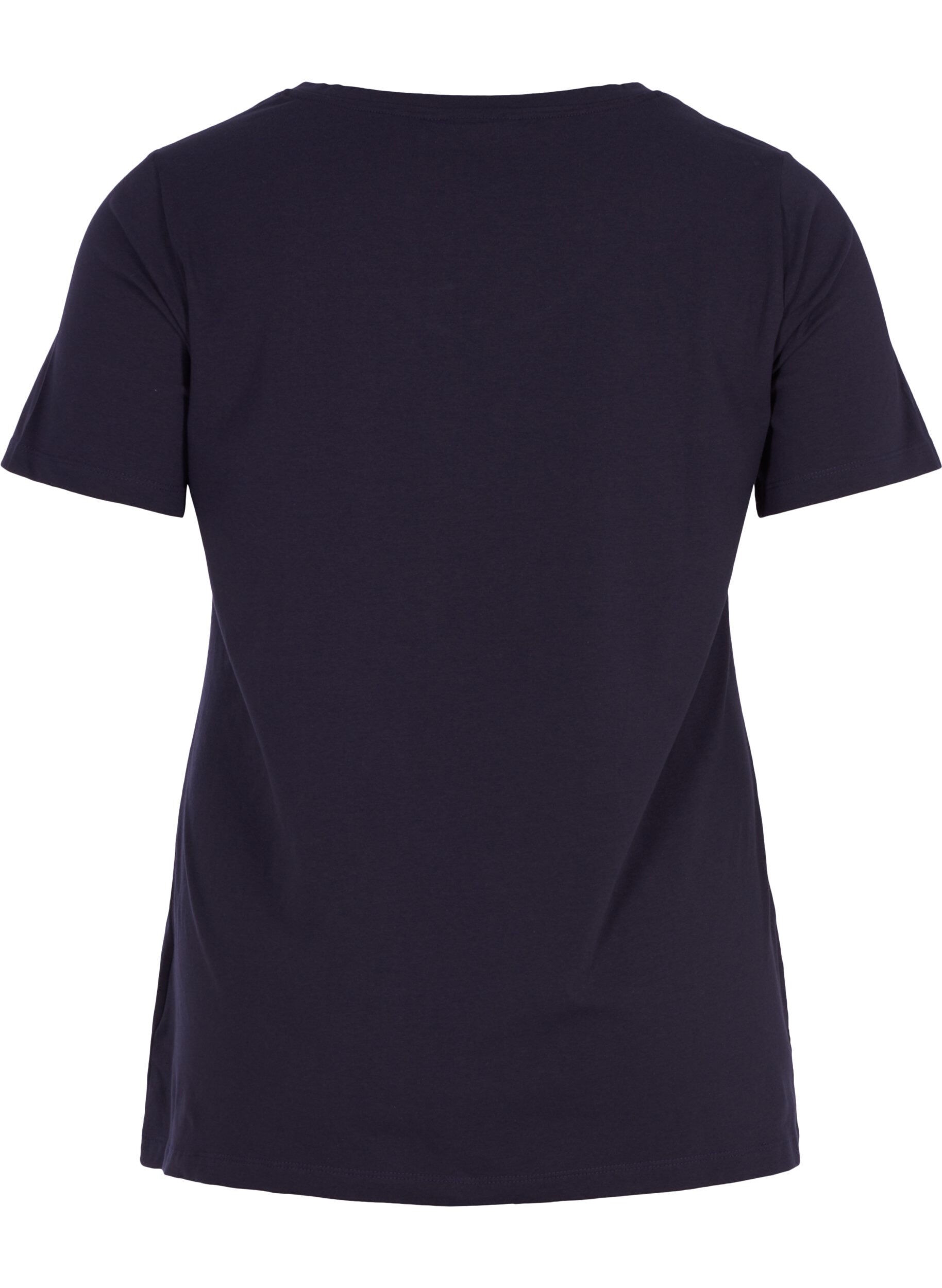 Zizzi T-shirt basique, Bleu, Packshot image number 1