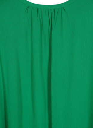 Robe en viscose à nœuds de couleur unie, Jolly Green, Packshot image number 2