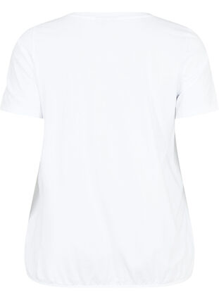 Katoenen T-shirt met print, B. White w. Believe, Packshot image number 1