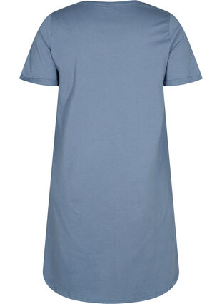 Chemise de nuit en coton à manches courtes avec imprimé, Grey W. Simplicity, Packshot image number 1