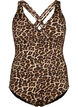 Badpak met gekruiste rug en uitneembare inzetstukken, Leopard Print, Packshot image number 0