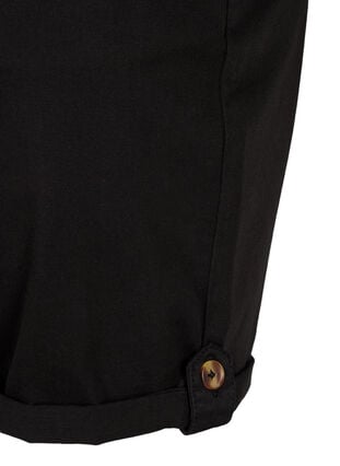 Korte chino broek met zakken, Black, Packshot image number 3