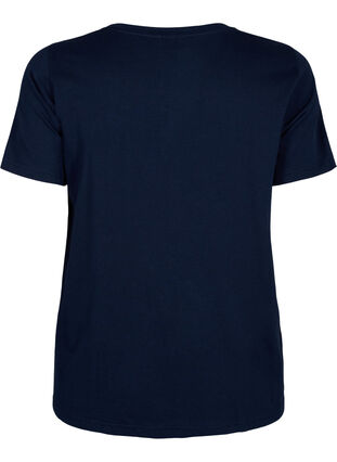 T-shirt en coton avec texte, Navy B. Orlando, Packshot image number 1