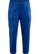 Pantalon en velours avec motif gaufré, Bleu, Packshot image number 0