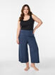 Jupe-culotte taille haute en jersey, Bleu, Model image number 0