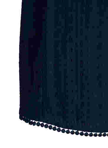 	 Korte broek met structuurpatroon, Navy Blazer, Packshot image number 3