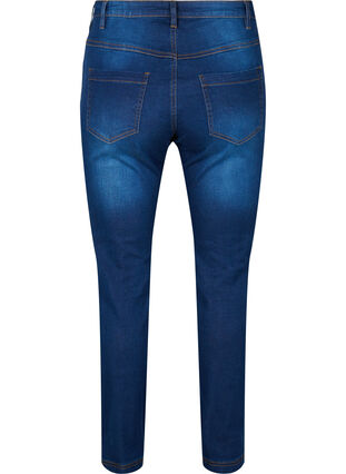 Jeans Emily Slim fit à taille régulière, Blue Denim, Packshot image number 1