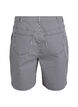 Gestreepte bermudashorts met hoge taille, Zwart, Packshot image number 1