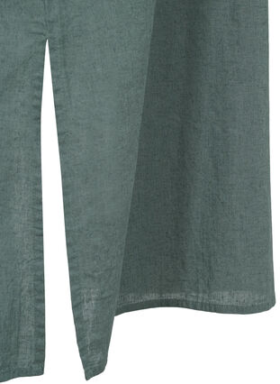 Robe chemise longue à manches courtes, Balsam Green, Packshot image number 3