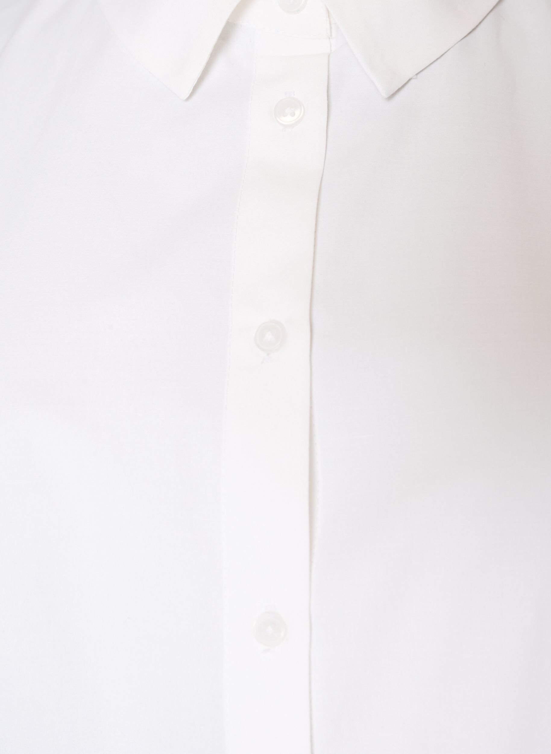 ZizziLosse blouse met een brede kanten rand, Wit, Packshot image number 2