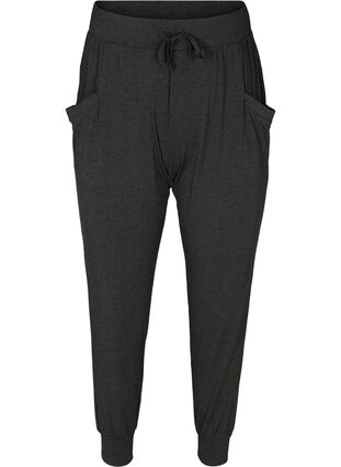 Pantalon ample avec poches, Dark Grey Melange, Packshot image number 0