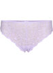 String van gebloemde kant met normale taille, Paars, Packshot image number 0