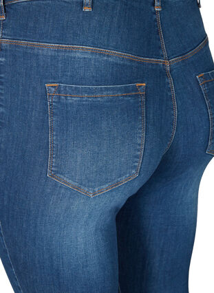 Super slim Amy jeans met hoge taille, Blue denim, Packshot image number 3