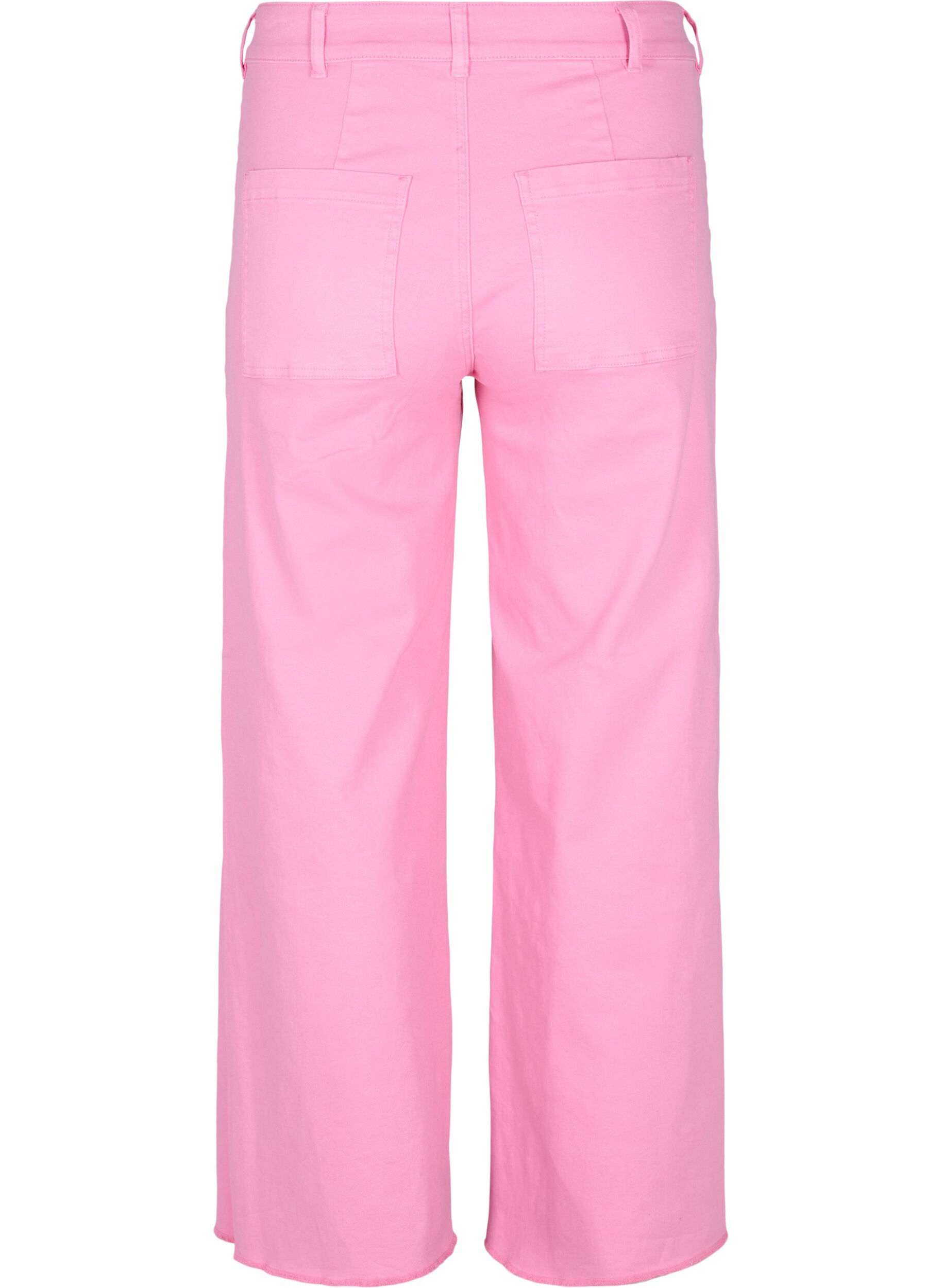 ZizziFlared jeans met high waist, Roze, Packshot image number 1