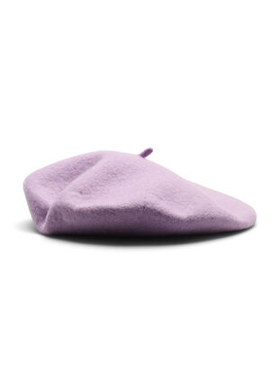 Béret en laine, Violet Tulip, Packshot image number 0