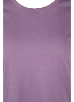 T-shirt en coton basique, Vintage Violet, Packshot image number 2