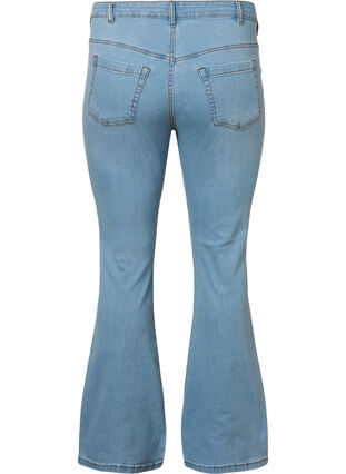 Jeans bootcut Ellen à taille haute, Ex Lgt Blue, Packshot image number 1