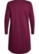 Chemise de nuit &agrave; manches longues en coton bio, Bordeaux, Packshot image number 1