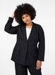 FLASH - Blazer met zakken en een split, Zwart, Model image number 0