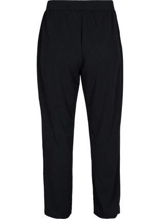 Pantalon ample avec bord élastiqué, Black, Packshot image number 1
