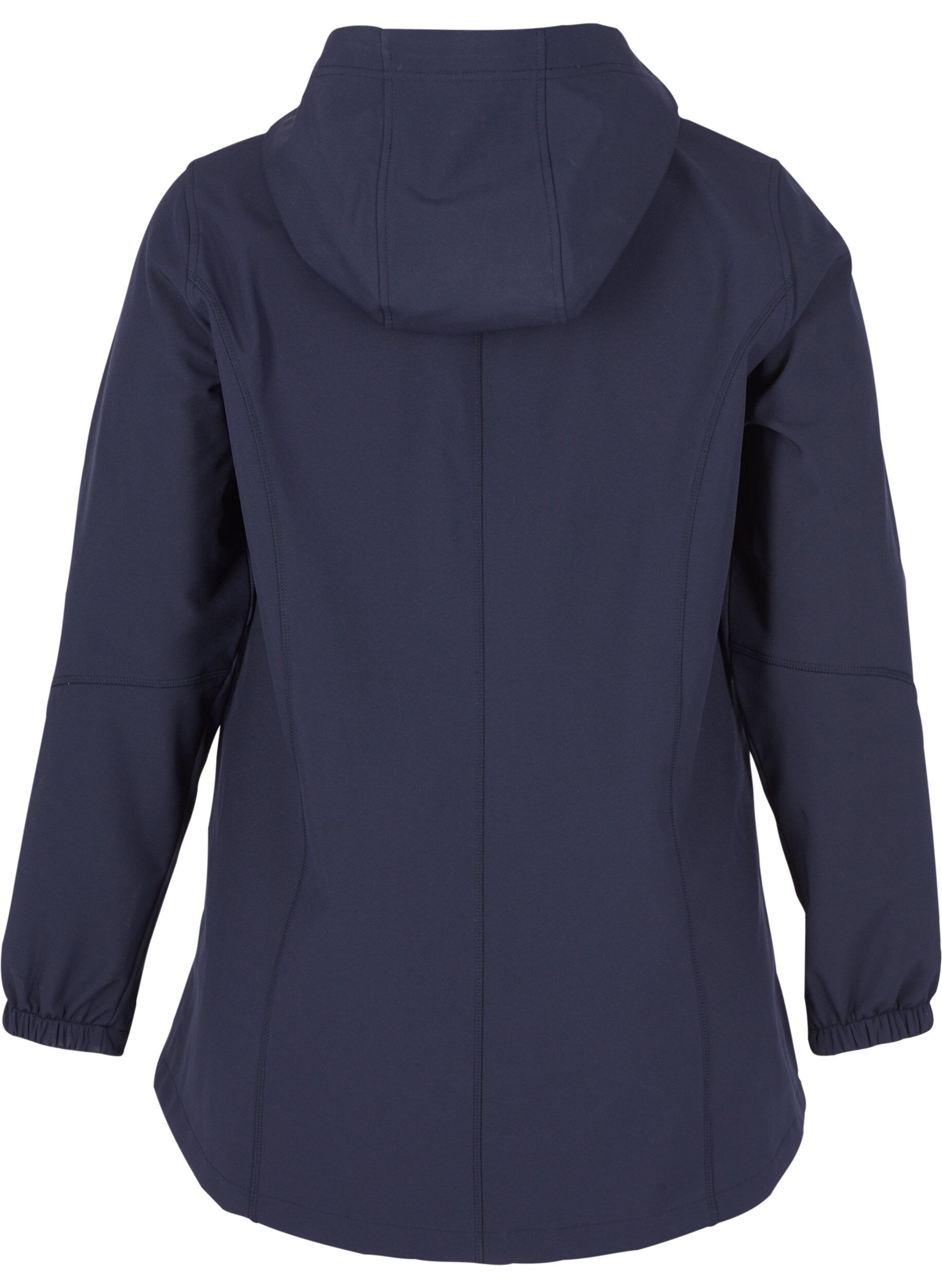 ZizziKorte softshell jas met capuchon, Night Sky, Packshot image number 1
