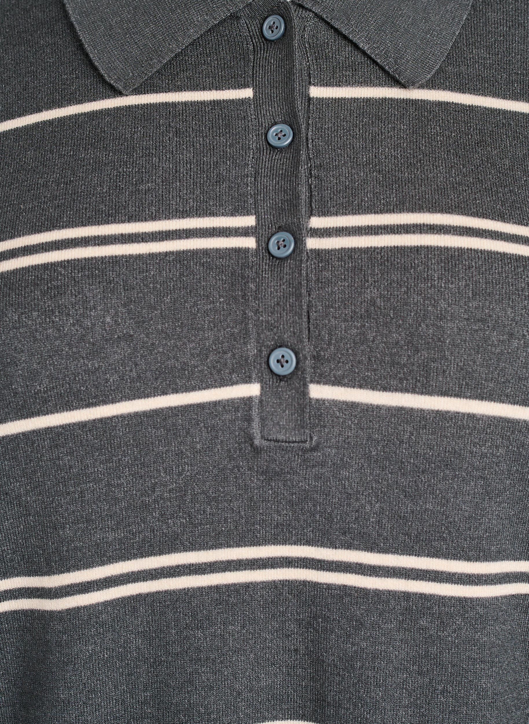 Zizzi Chemisier en maille avec col, Vert fonc&eacute;, Packshot image number 2