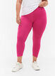 Leggings basiques longueur 3/4 en viscose, Rose, Model image number 0