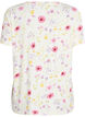 T-shirt avec imprim&eacute; floral, Blanc, Packshot image number 1