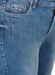 Cropped Amy jeans met rits, Blauw, Model image number 4