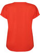T-shirt met korte mouwen van katoenmix, Oranje, Packshot image number 1