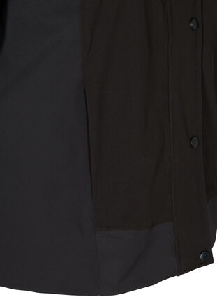 Veste de ski avec capuche amovible, Black w black, Packshot image number 3