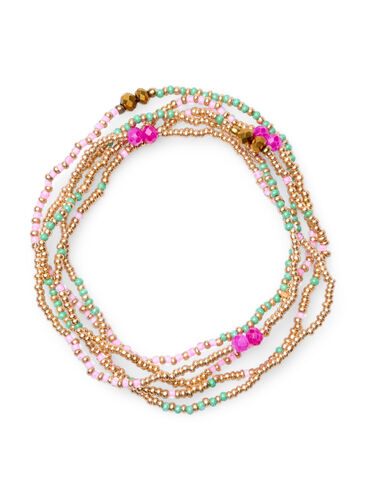 Bracelet de perles, lot de 5, Multi Mix, Packshot image number 0
