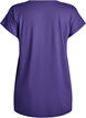 T-shirt long d'entra&icirc;nement, Violet, Packshot image number 1