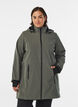 Veste softshell avec capuche amovible, Gris anthracite, Model image number 0