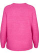 Gebreide blouse met geborduurde tekst, Raspberry Rose, Packshot image number 1