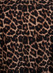 FLASH - Viscose blouse met korte mouwen en print, Bruin, Packshot image number 2