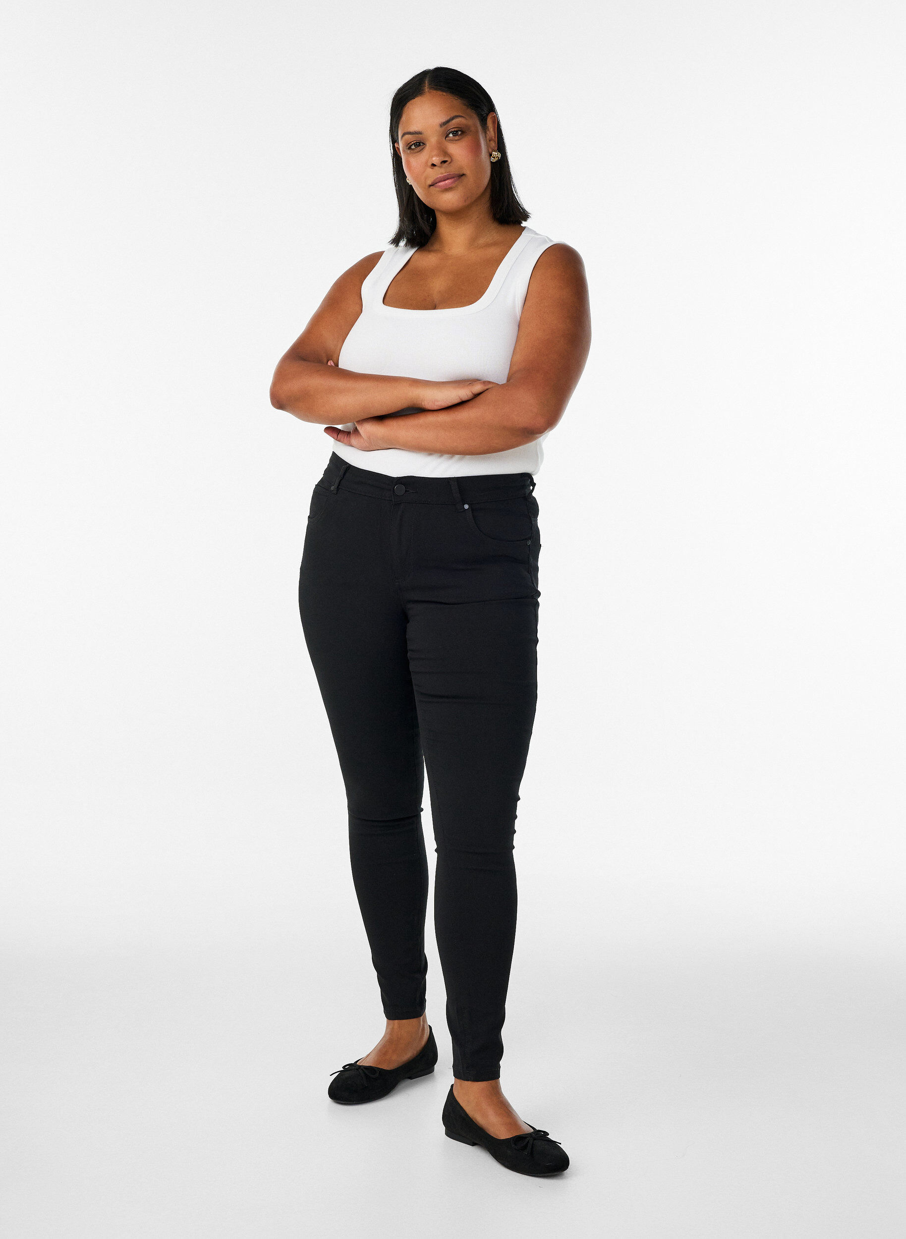 Pantalon, Noir, Model